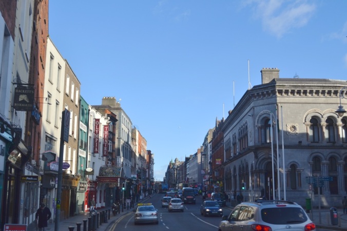 dame street dublin castle view olympia theatre