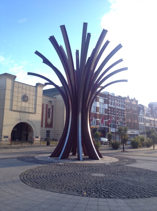 art stratford london east end sculpture compass