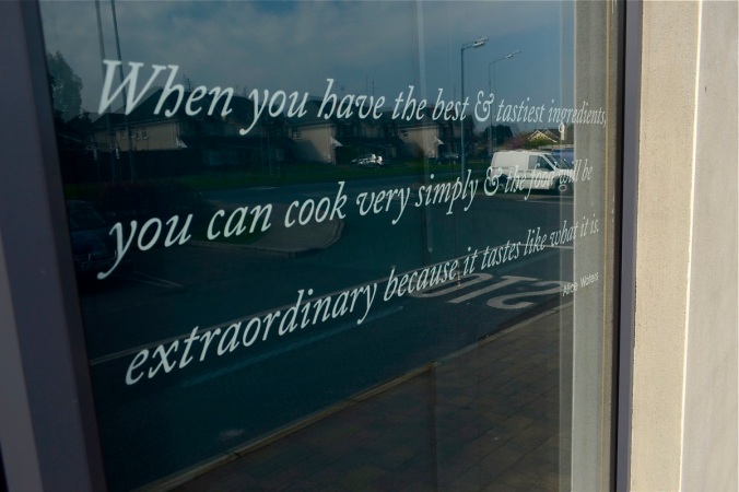 alice waters, cookery quote, brown hound, drogheda bakery
